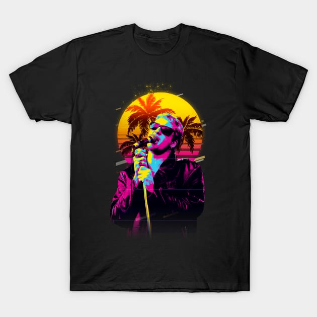 Black Gives Way to Blue In Chains Fan Merch T-Shirt by Mushroom Time